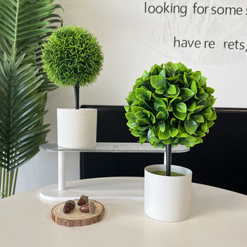 麦基乐仿真花仿真绿植室内装饰假花办公室桌面摆件酒柜玄关摆饰室外