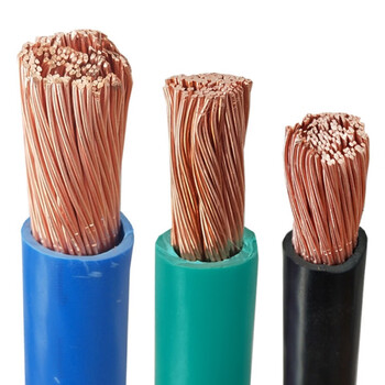 10平方耐高温铜芯绝缘线 国标阻燃bvr10 16 25 35 50 70平方多股铜线
