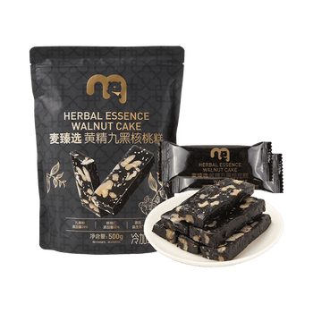 麦臻选黄精九黑核桃糕 500g