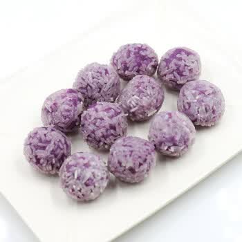 火锅丸子关东煮麻辣烫火锅食材 紫薯糯米球 半斤装250g