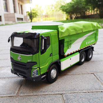 渣土h7乘龙合金解放工程车模型卡车车模