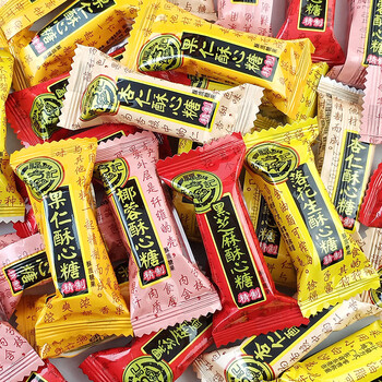徐福记酥糖徐福记酥心糖多口味混合500g散装休闲零食糖果花生酥糖结婚