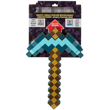 我的世界游戏minecraft钻石泡沫剑镐玩具模型弓箭盾牌灯工具男孩玩具蓝色剑镐二合一 图片价格品牌报价 京东