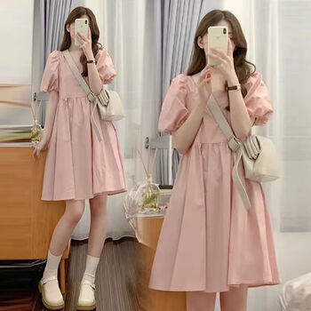 粉色裙子单件款 m70-100斤