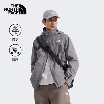 北面（The North Face）26春夏新款北面男户外防水硬壳经典款冲锋衣外套8JS4 0UZ L