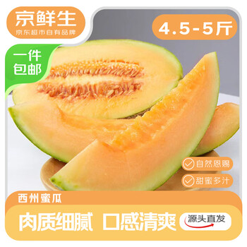 京鲜生海南西州蜜 净重4.5-5斤 2粒装  源头直发包邮
