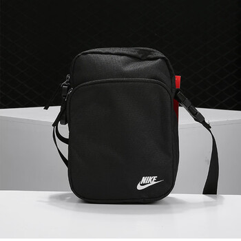 nike耐克男女单肩包男款运动小包男士小背包男生小斜挎包0988 黑/白db