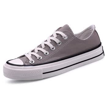 kuanvei经典1970s 帆布鞋低帮夏季男女韩版休闲男鞋情侣鞋板鞋威.