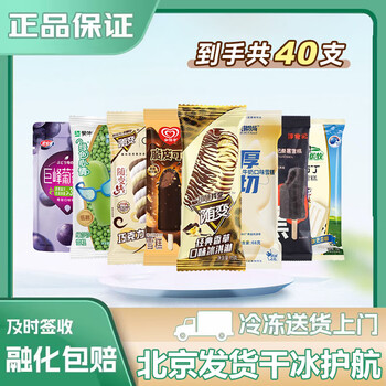 蒙牛和路雪脆皮可可 飞鹤牧场 宏宝莱 淳食记 多品牌套餐 40支 批发 【40支】多品牌冰淇淋