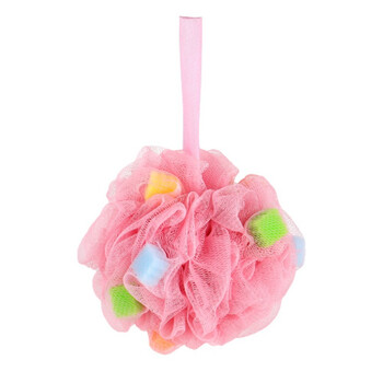 洗澡沐浴球搓澡球浴花韩版可爱去角质成人搓澡巾洗澡用具海绵澡花 素