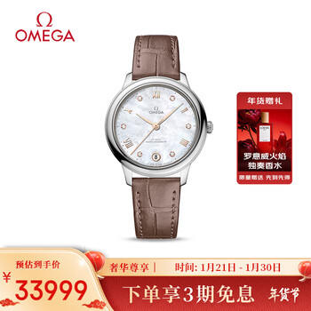 欧米茄（OMEGA）瑞士手表 新碟飞系列机械女表434.13.34.20.55.001 新年礼物