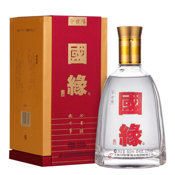 酒厂直供 今世缘国缘酒42度500ml 江苏白酒婚庆喜宴送礼单开单瓶浓香型 图片价格品牌报价 京东