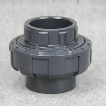 pvc活接 国标upvc塑料水管配件 由令 活接头 快速接头t7 40mm