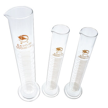 量筒 透明刻度量筒 100ml玻璃量筒