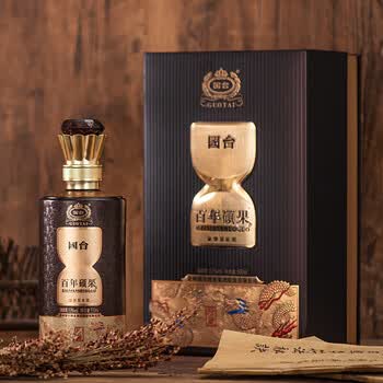 国台百年硕果珍藏 53度500ml 酱香型白酒 礼盒装 纯粮酿造  53度 500mL 1瓶 满两瓶送礼品袋