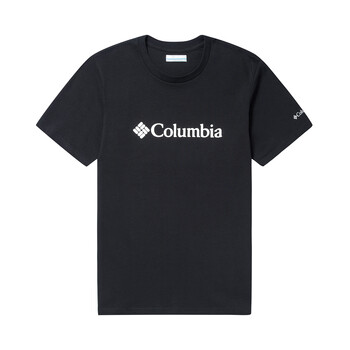 哥伦比亚（Columbia）男子透气圆领短袖T恤JE1586-010 黑色 M