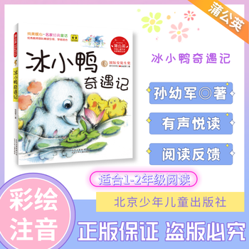 蒲公英系列冰小鸭奇遇记注音孙幼军北京少年儿童出版社