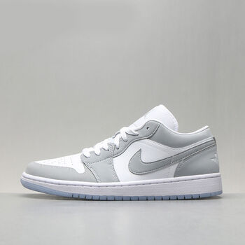 同款纯原小巴黎乔1影子灰低帮情侣运动鞋low紫罗兰篮球鞋aj低帮灰白