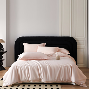 兰芮（Lanrui） 床上四件套纯棉60支新疆长绒棉亲肤裸睡全棉套件 纯色长绒棉-玉粉米 1.5/1.8m床 床单款 （被套200*230cm）