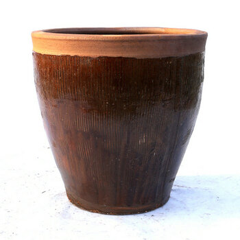 陶瓷缸腌菜缸东北腌酸菜缸家用150斤容量陶瓷水缸 粗陶荷花缸鱼的