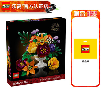 乐高（LEGO） 百变高手创意成人粉丝收藏款积木玩具新年春节七夕情人节礼物 10345  秘境花坛