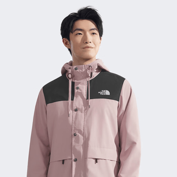 北面防风夹克男女同款户外防泼水外套81NO  晶石粉 XXL