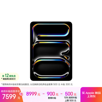 Apple/苹果【教育优惠】iPad Pro11英寸 M5芯片 2025年新款平板电脑 256G WLAN版 银色