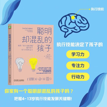 聪明却混乱的孩子：利用“执行技能训练”提升孩子学习力和专注力 家教育儿书