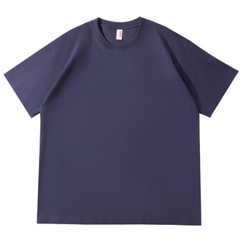 凡客诚品vancl 短袖T恤全棉圆领夏装男女同款 藏蓝 XL （建议130-150斤）