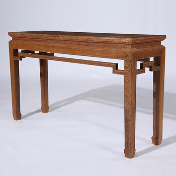 具木新中式玄关条案台简约实木案几中堂供桌子 长100*宽40*高80 整装