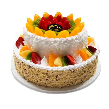 双层生日蛋糕c款 16寸