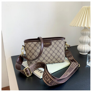 onevan官方酷驰酷奇双g家女包秋冬韩版印花手提小方包女单肩包大容量