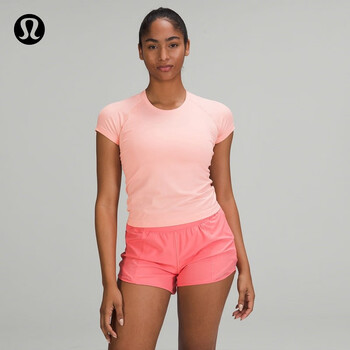 lululemon丨Swiftly Tech 女士运动短袖T恤 2.0 *Race LW3DZBS 露珠粉/露珠粉 18