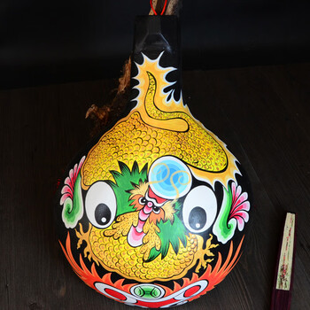 马勺装饰挂件国粹京剧脸谱面具装饰礼品中国特色礼品送老外 黑底龙王