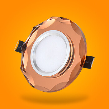 led筒灯嵌入式射灯家用简灯天花灯孔灯客厅三色变光洞灯桶灯js 茶色