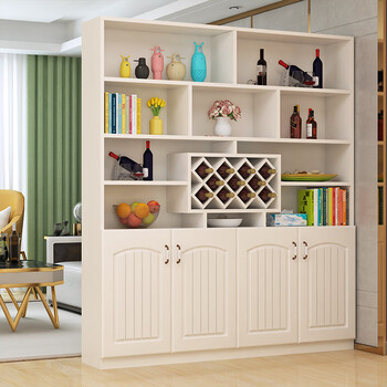 酒柜玄关隔断客厅屏风门厅柜餐厅柜储物柜子家用 160*200*30欧式门 4