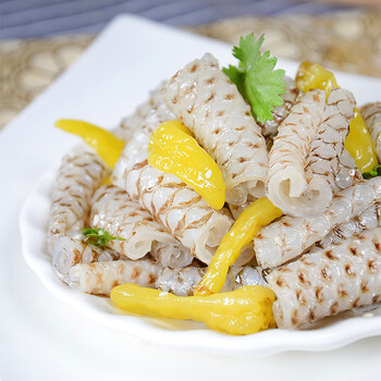 阿具 泡椒鱼皮卷180g 海鲜水产