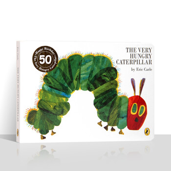 【非点读】The Very Hungry Caterpillar 好饿的毛毛虫原版英文绘本 艾瑞卡尔Eric Carle宝宝早教英语启蒙纸板洞洞书 好饿的毛毛虫