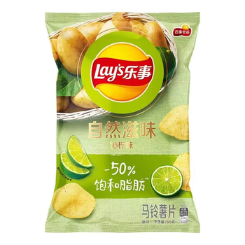 乐事（Lay's） 经典/大波浪/奇多系薯片 玉米棒40g/50g 单袋装办公室休闲零食 自然滋味沁柠味65g