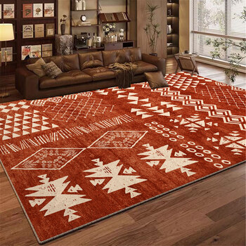 KAYE地毯客厅波西米亚风地垫轻奢高级感沙发茶几毯免洗可擦卧室床边毯 SJR-K碧波-10 120X160cm