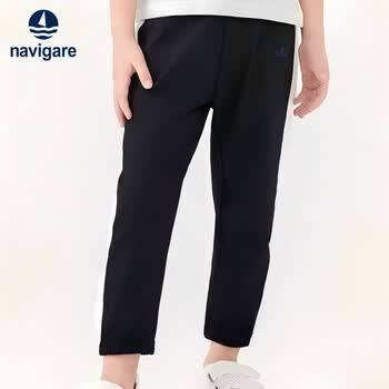 NAVIGARE【棉】意大利小帆船男童裤子儿童轻薄长裤26夏童装 黑色 120