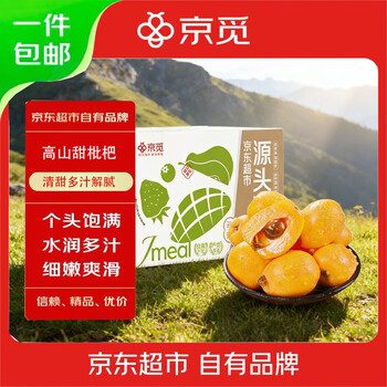 京觅四川米易枇杷新鲜水果当季甜枇杷净重2斤单果30g+包邮