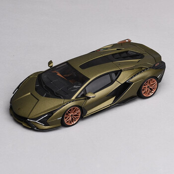 比美高118兰博基尼sianfkp37闪电跑车模型原厂仿真合金车模摆件礼物