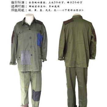 【jnrsl】叫花子服装乞丐服套装古代丐帮要饭衣服补丁演出服破烂古装