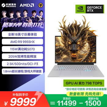 机械革命苍龙18 Pro(R9-9955HX RTX5070 16GB 1TB)