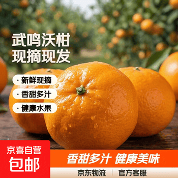 正宗广西武鸣沃柑新上市首批采摘新鲜现摘发货香甜多汁健康水果 1斤中果
