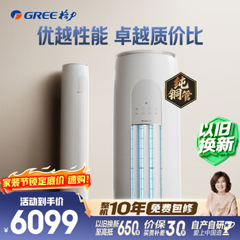 格力空调 天仪 3匹 新一级能效变频 纯铜管客厅节能省电柜机 国家补贴 KFR-72LW/(72504)FNhAa-B1