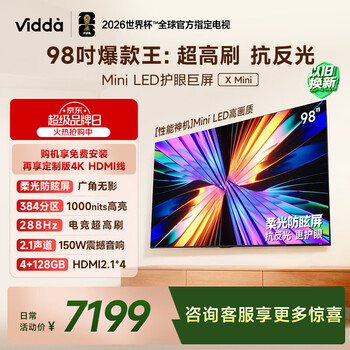 Vidda X Mini 98英寸海信电视 Mini LED 288Hz柔光防眩屏 100吋以旧换新家电补贴液晶电视机98VX3Q