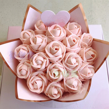 网红七夕情人节花束生日蛋糕创意鲜花皇冠草莓蛋糕送妈妈女友同城全国