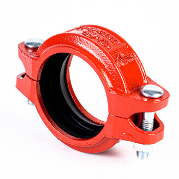 维御消防沟槽卡箍球墨铸铁抱箍压槽密封钢卡水管接头配件114dn165 250